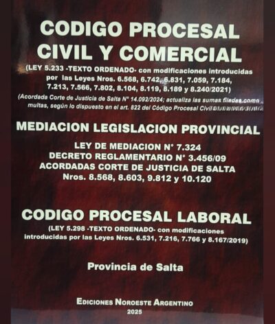 Código Procesal Civil y Comercial /Laboral Provincia de Salta