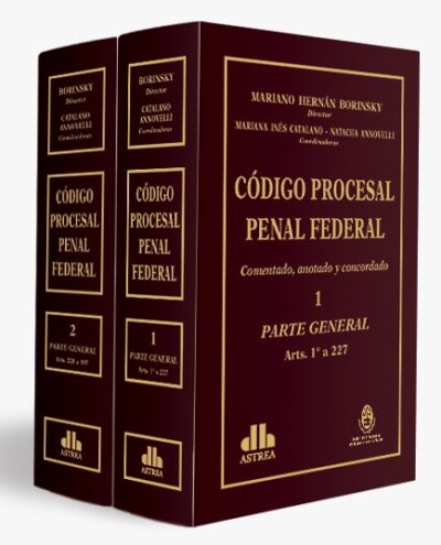 Código Procesal Penal Federal Encuadernado -2 Tomos-