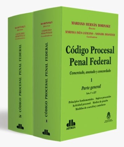 Código Procesal Penal Federal Rústica -2 Tomos-