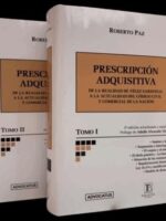 Prescripción Adquisitiva Tomos 1 y 2 - 3ª Edición