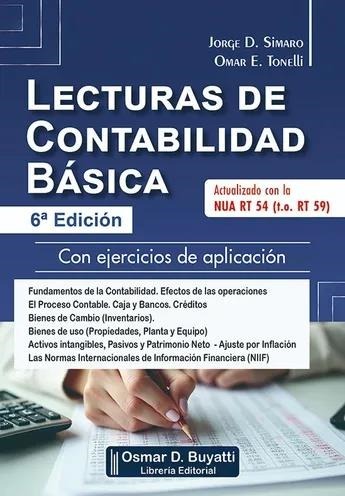 Lecturas de Contabilidad Básica -6ª Edición- Actualizado NUA RT 54/t.o. RT 59