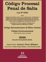 Código Procesal Penal de Salta Ley Nº 8520